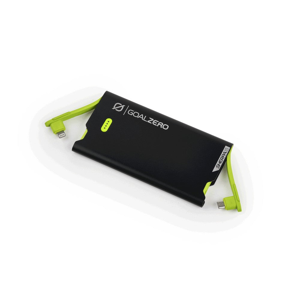 Goal Zero Sherpa 15 power bank 3870mAh con cavi