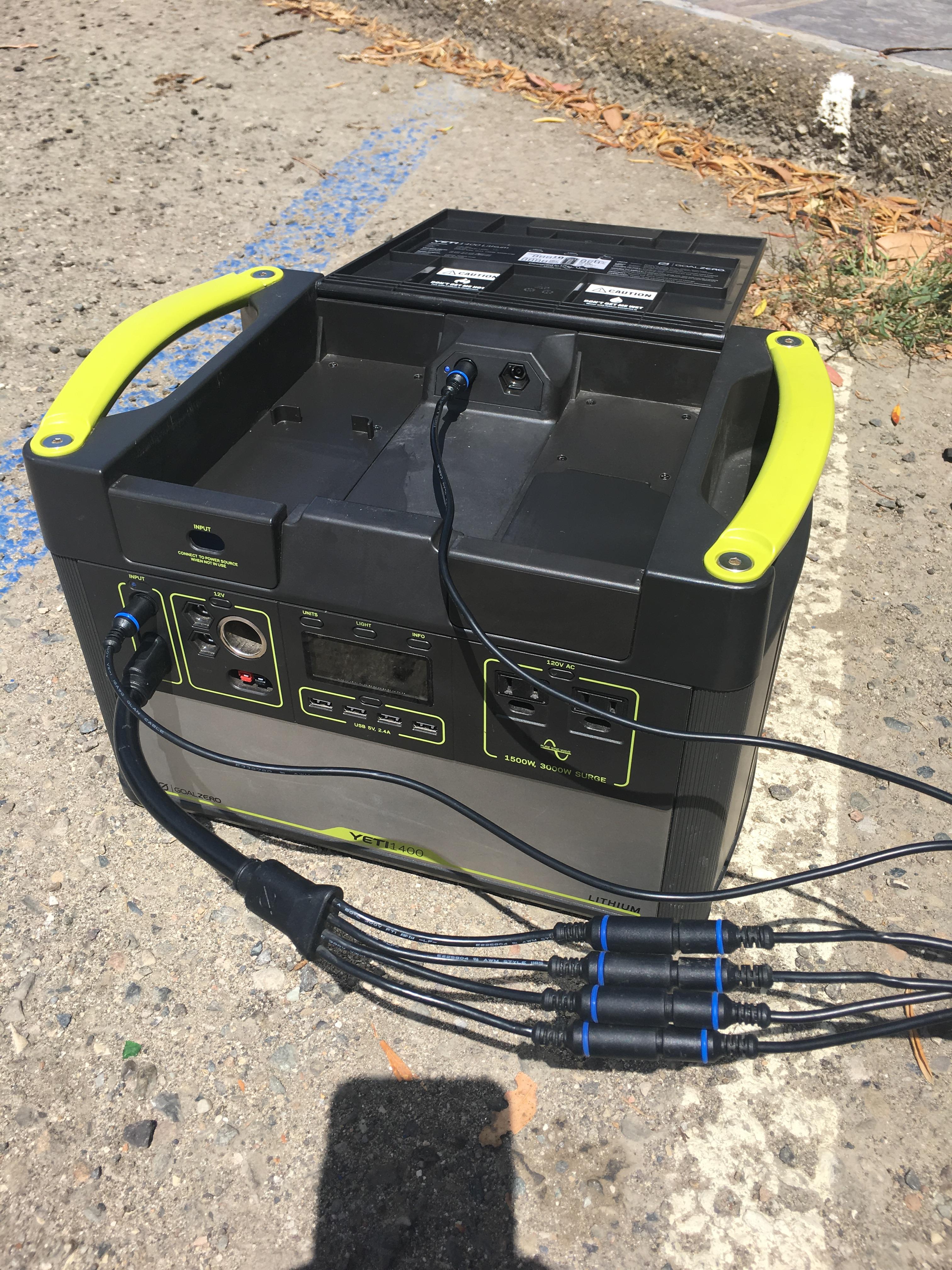 Goal Zero Yeti 1400 Lithium power station 1425Wh onda pura