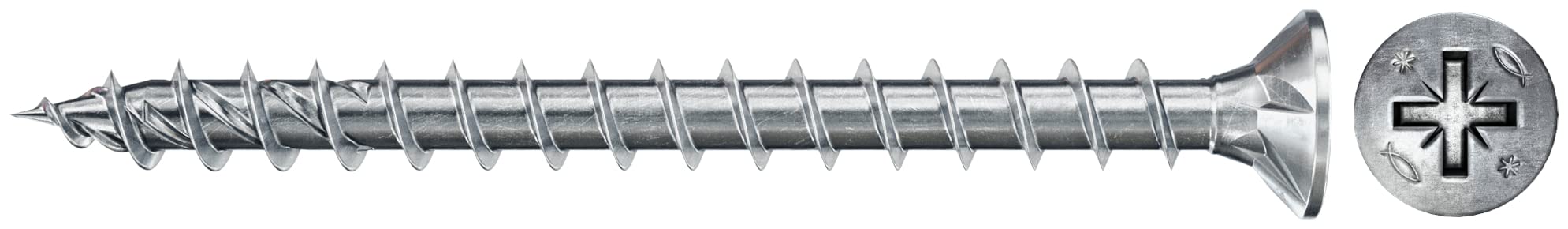 Fischer PowerFast II PZF 5,0x16 Viti Legno 200 Pezzi