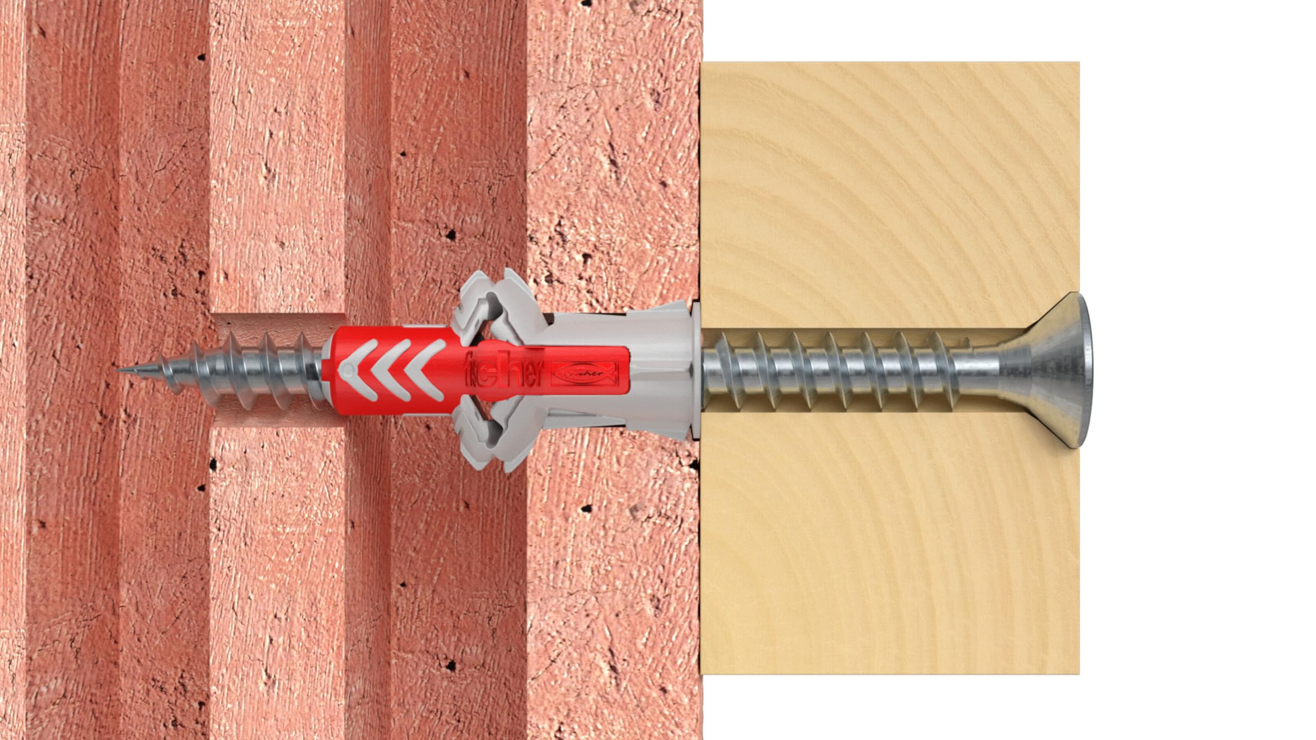 fischer Duopower 6x30 tasselli con viti 250 pz muro