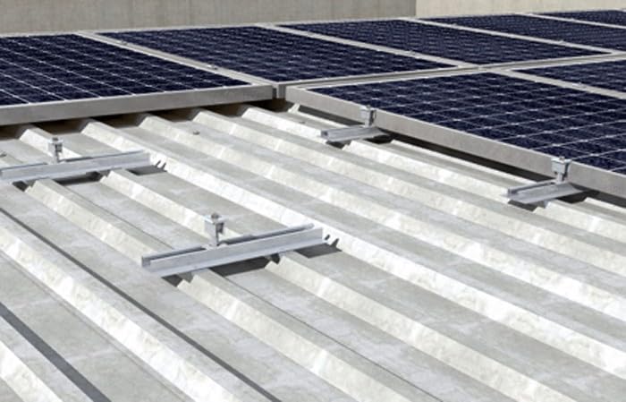 Fischer Solar-Flat P 400 profilo alluminio 50 pz 0,4 m
