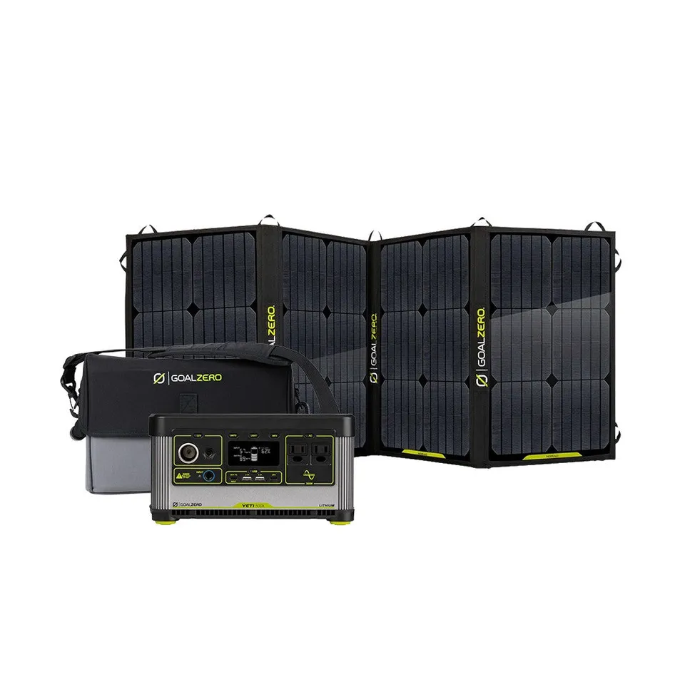 Goal Zero Yeti 500X + Nomad 100 kit solare 497Wh 100W
