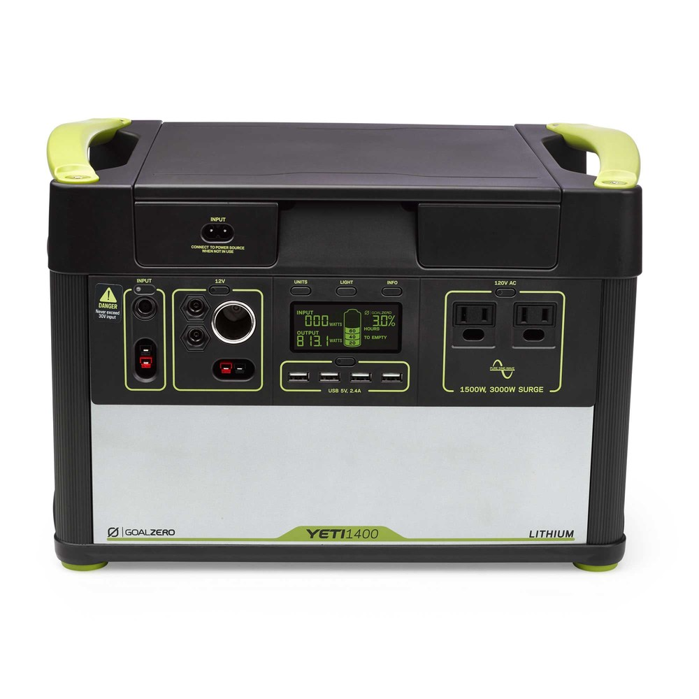 Goal Zero Yeti 1400 Lithium power station 1425Wh onda pura