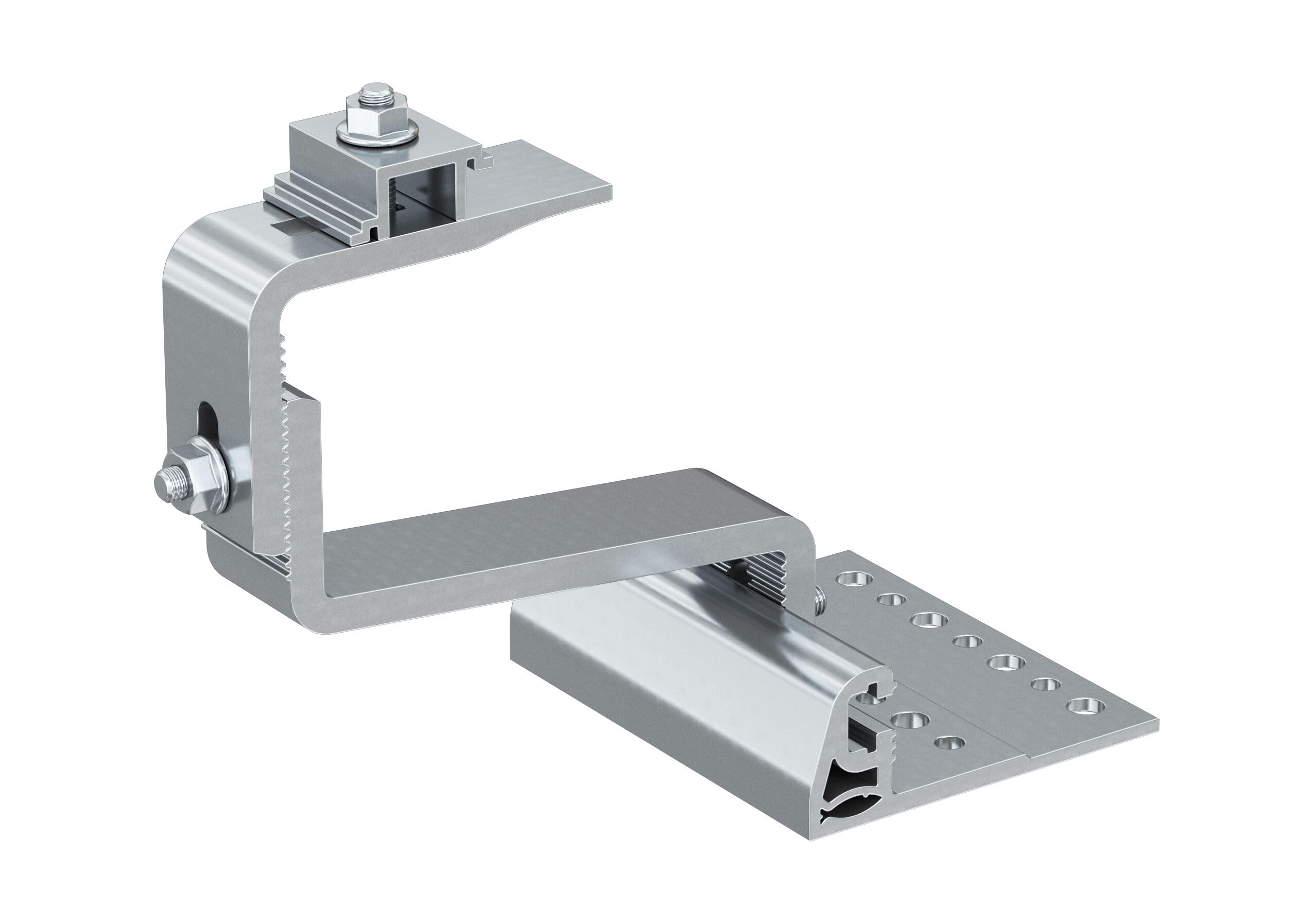 Fischer RH 52-67 VB gancio tetto 10 pz verticale alluminio