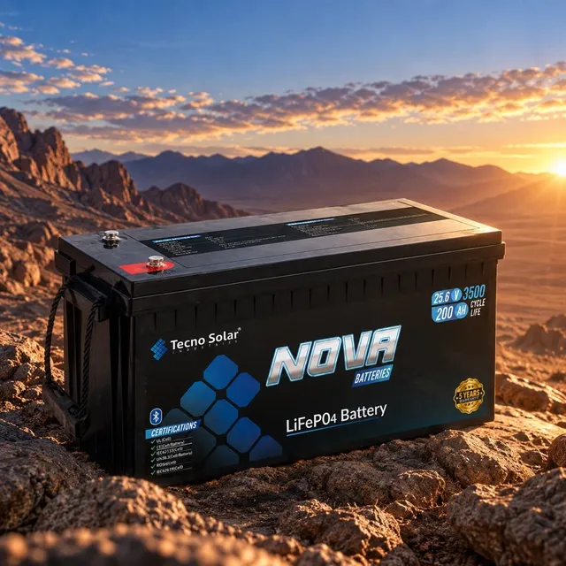 Nova 2.5 Pro batteria litio 5,12kWh 25,6V LiFePO4