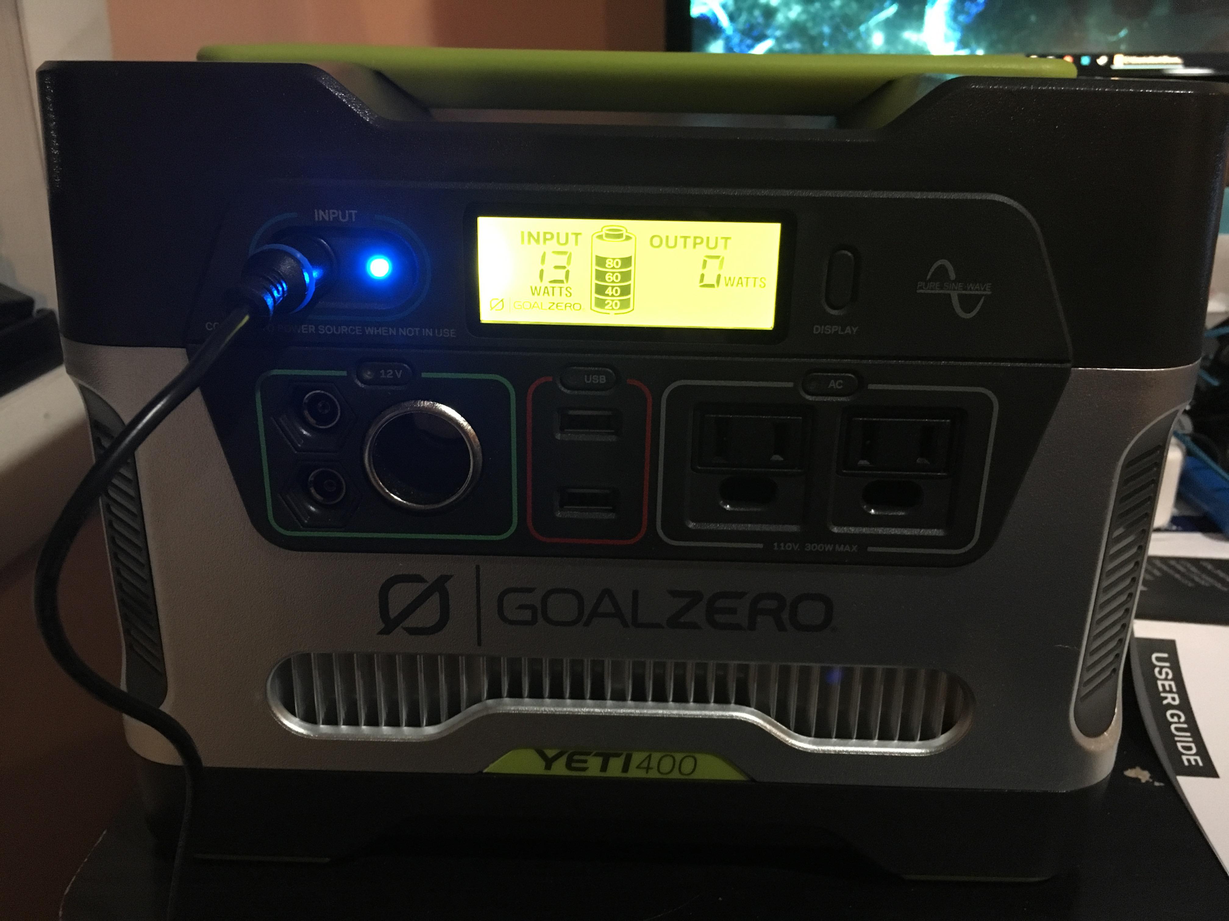 GoalZero Yeti 400 centrale elettrica 396Wh
