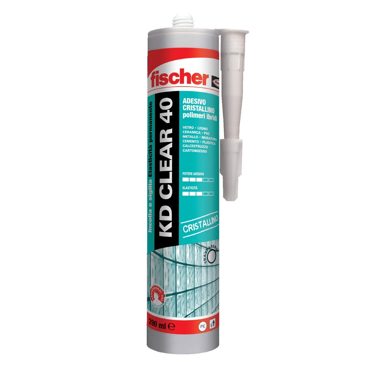 Fischer KD Clear 40 sigillante trasparente 290 ml