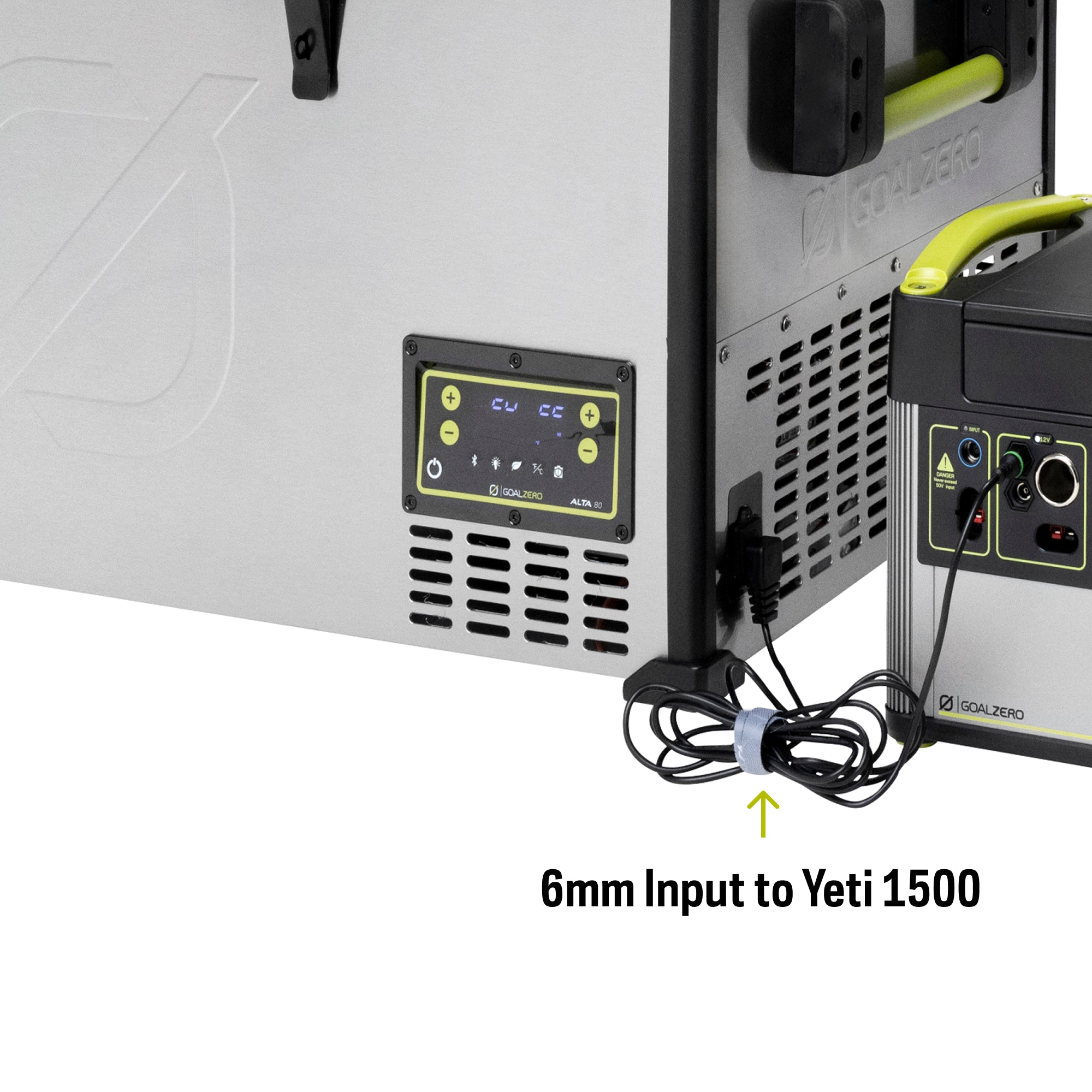 Goal Zero Yeti 1500 Alta 50 power station con frigo 50L