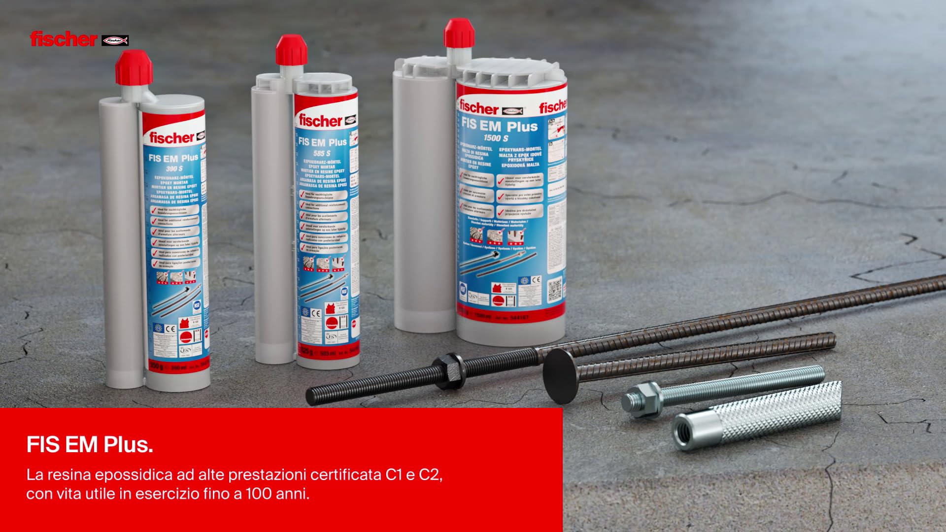 Fischer FIS EM Plus 300 T ancorante chimico 300 ml