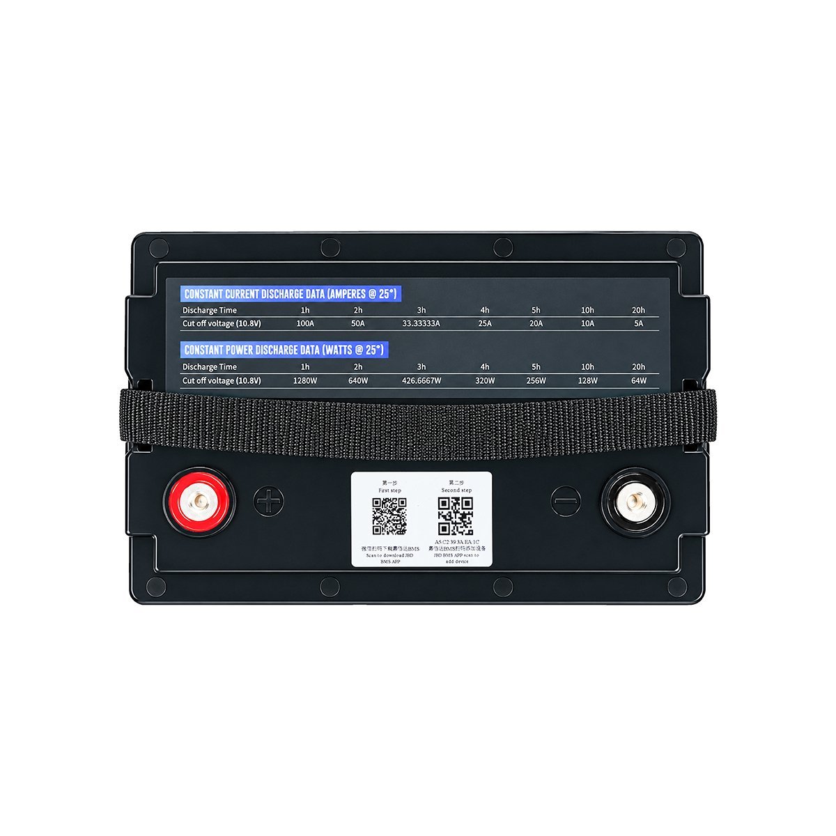 Nova 1.2 batteria litio LiFePO4 12,8V 100Ah 1,28kWh