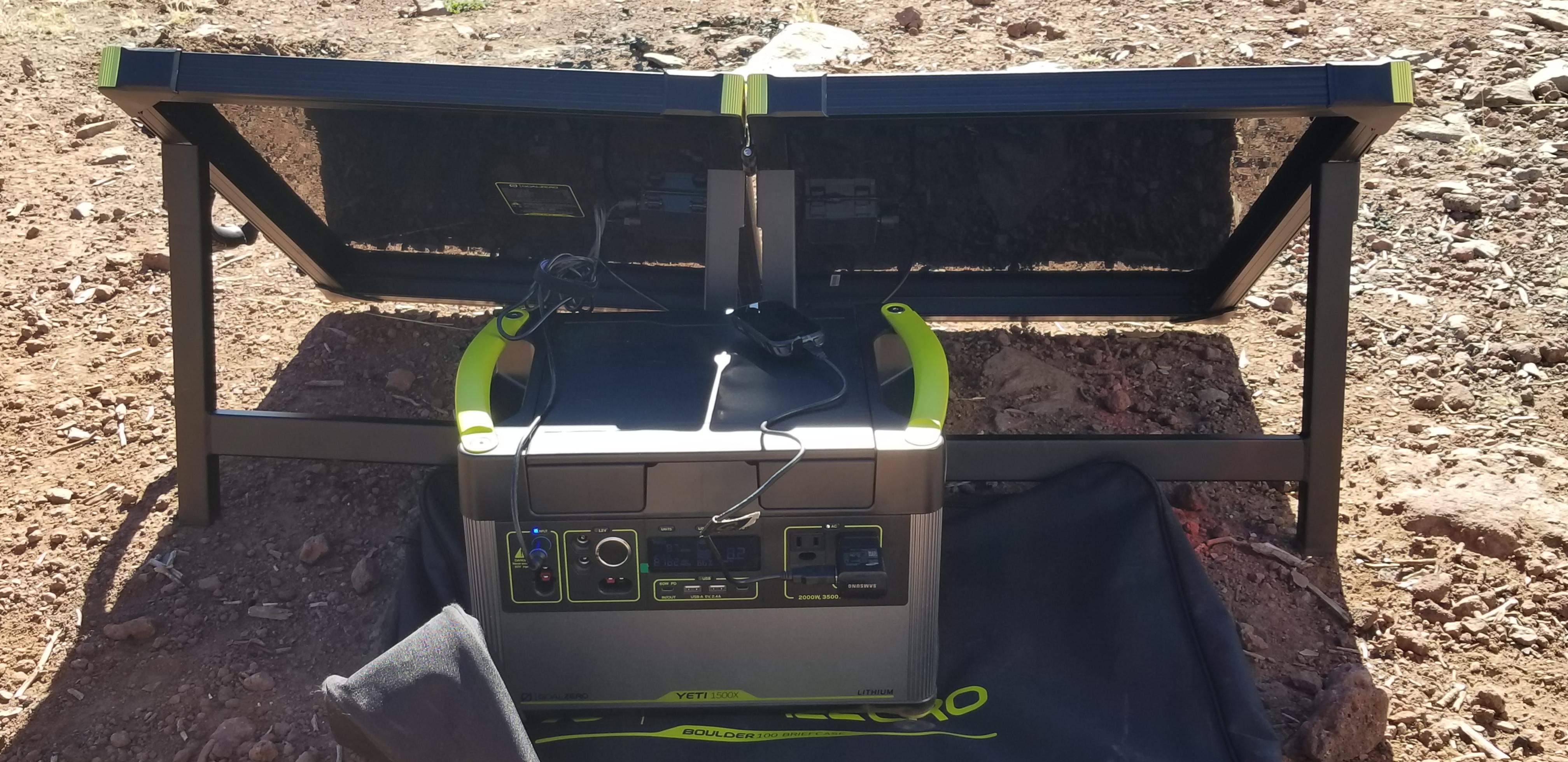 GoalZero Boulder 100 Briefcase pannello solare pieghevole 100W