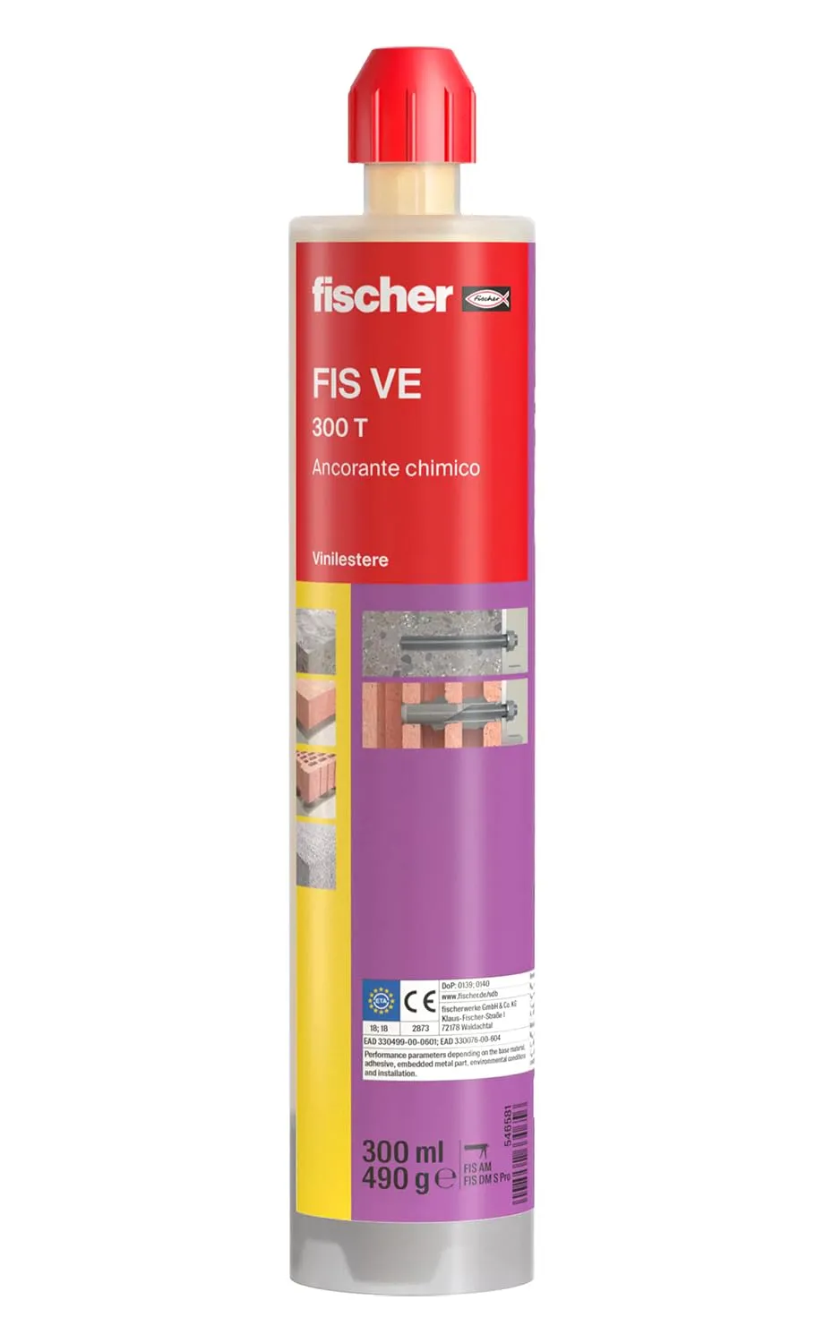 Fischer FIS VE 300 T Ancorante Chimico Vinilestere