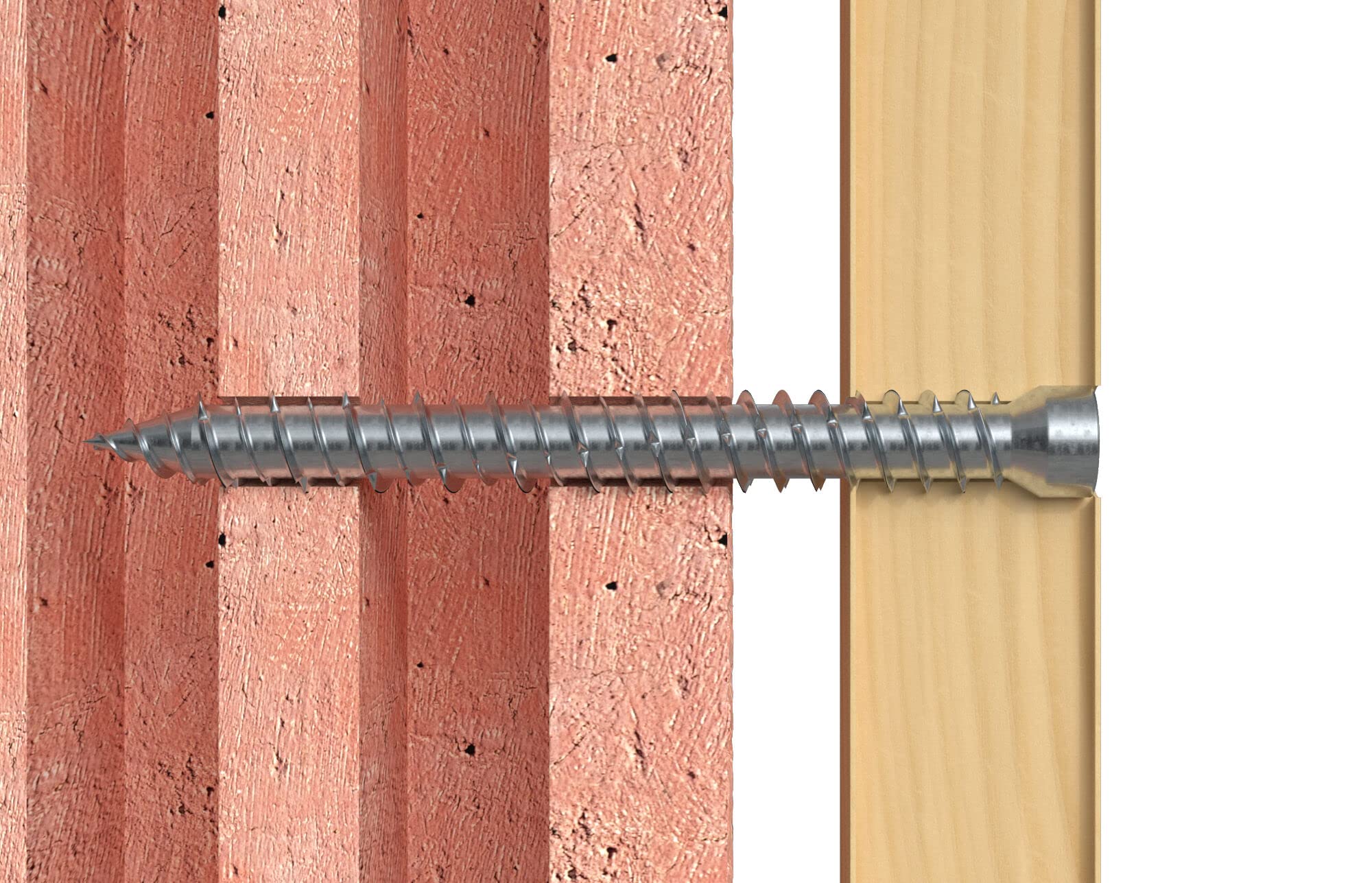 Fischer FFSZ 7,5x152 T30 vite serramenti 100 pezzi senza tassello