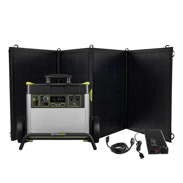 Goal Zero Yeti 3000X generatore solare con 3 Nomad 200 3032Wh