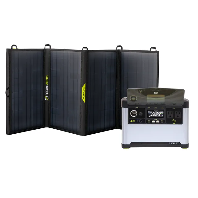 GoalZero Yeti 500 + Nomad 50 kit solare portatile 499Wh