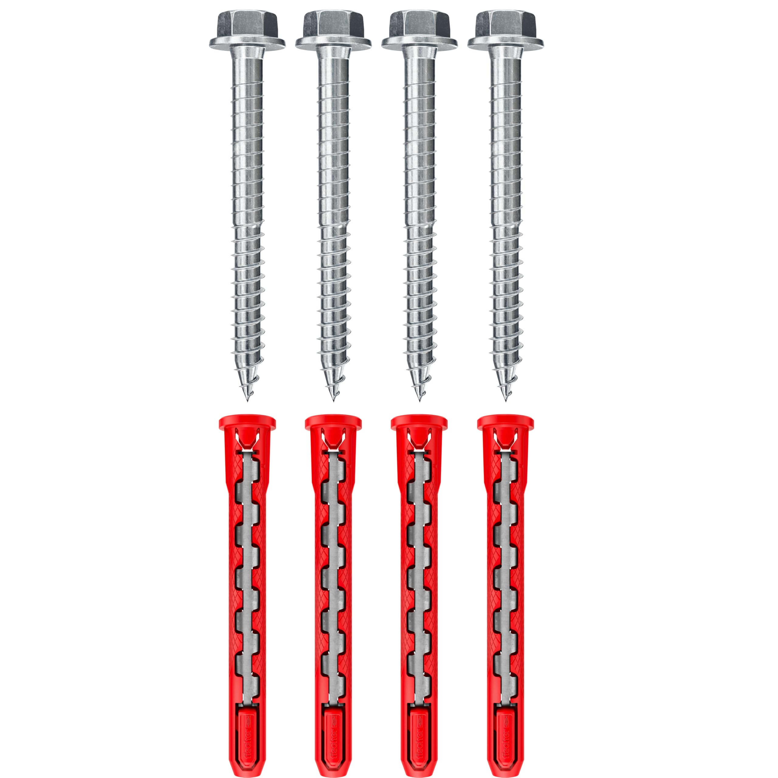 Fischer HybridPower 10x90 tasselli 4 pezzi vite esagonale
