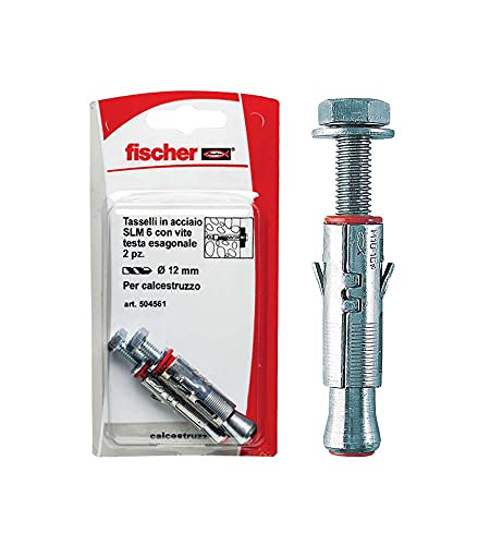 Fischer SLM 8 TE K tasselli acciaio M8 2 pz