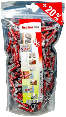 Fischer Duopower 8x40 mm tasselli 120 pezzi bimateriale