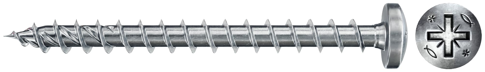 Fischer PowerFast II PZF 5,0x16 Viti Legno 200 Pezzi