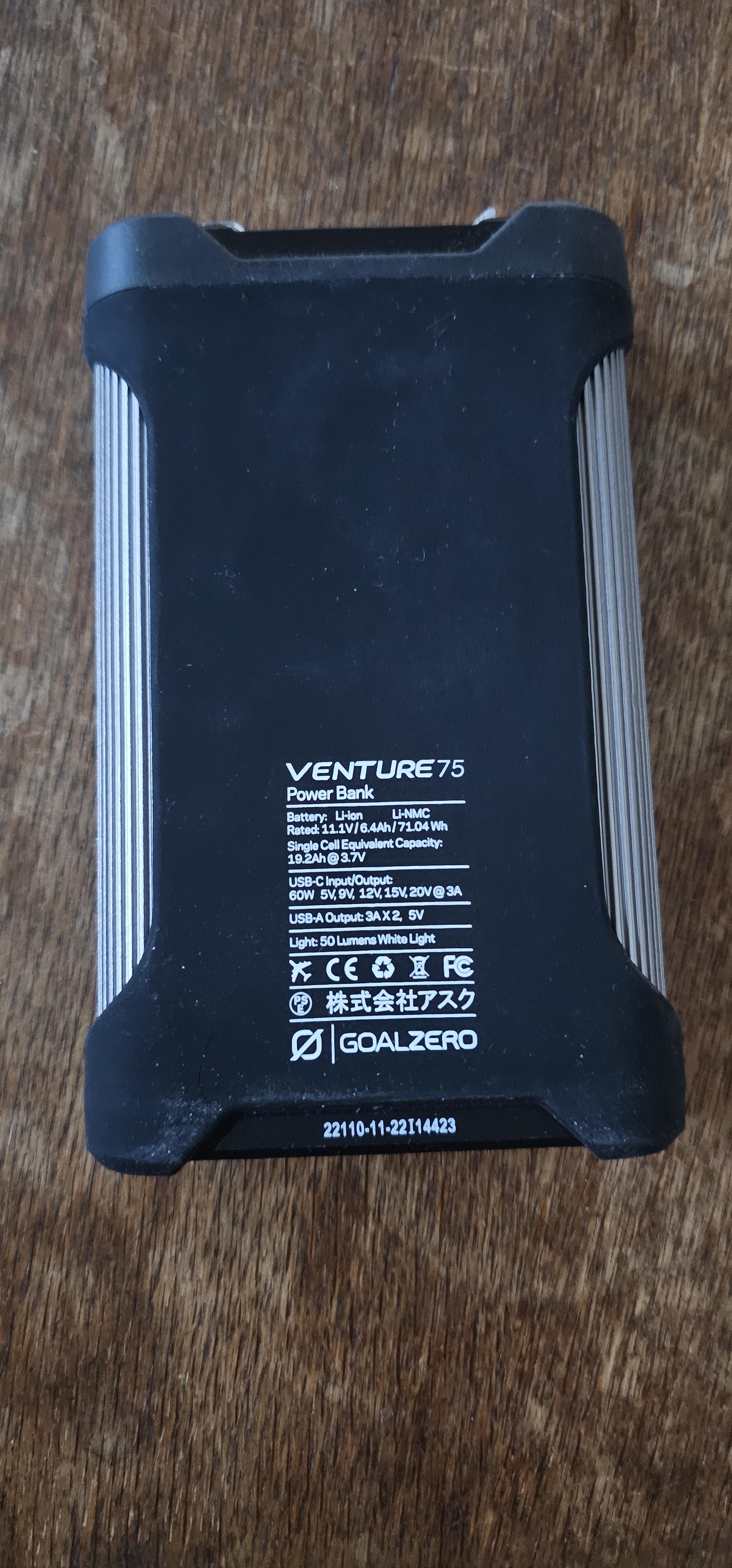 GoalZero Venture 75 + Nomad 10 kit solare IP67