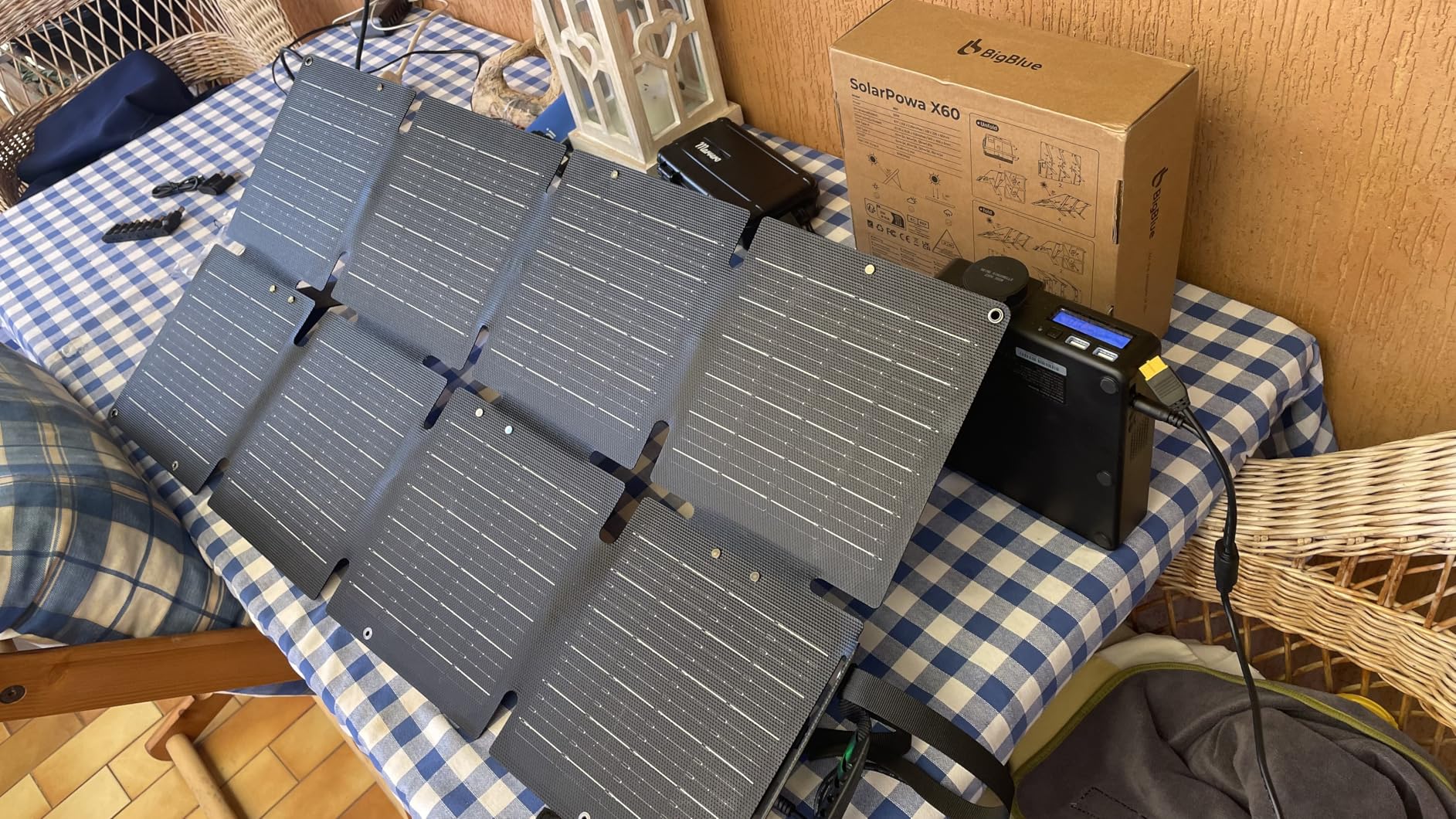 BigBlue 60W caricatore solare pieghevole PD45W IP68
