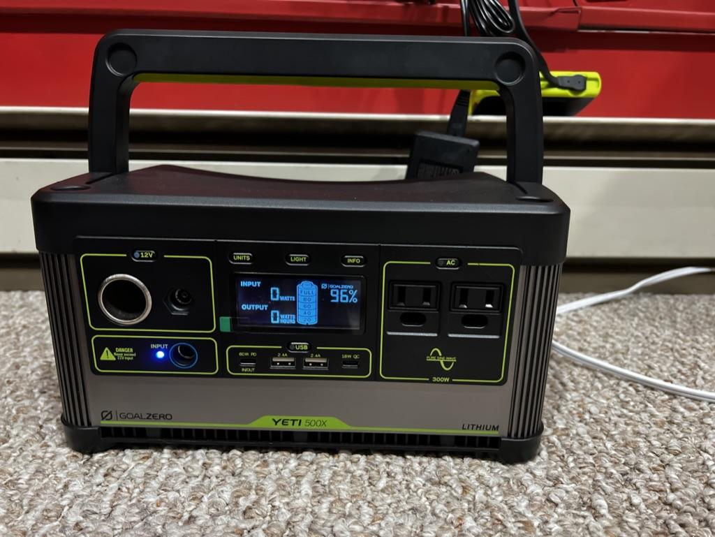 Goal Zero Yeti 500X + Nomad 50 kit solare 497Wh 50W
