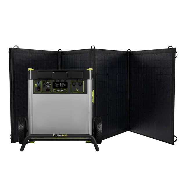 Goal Zero Yeti 6000X generatore solare + 4 Nomad 200 da 6071Wh