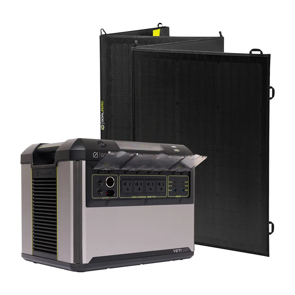 Goal Zero Yeti 1500 Nomad 200 generatore solare 200W 2000W