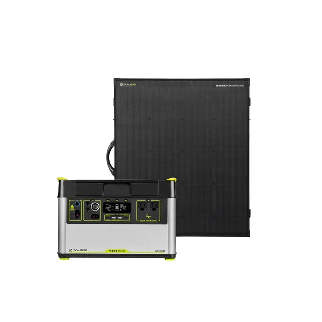 Goal Zero Yeti 1500X generatore solare con Ranger 300 BC