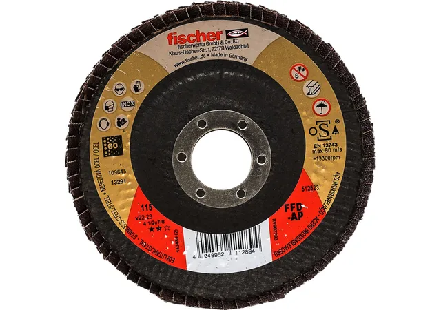 Fischer FFD-AP 115 K60 disco lamellare zirconio acciaio