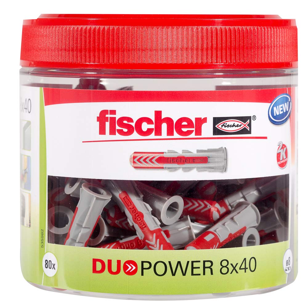 Fischer DuoPower 10x50 tasselli universali 55 pz cemento
