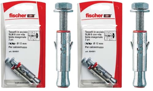 Fischer SLM 8 TE K tasselli acciaio M8 2 pz
