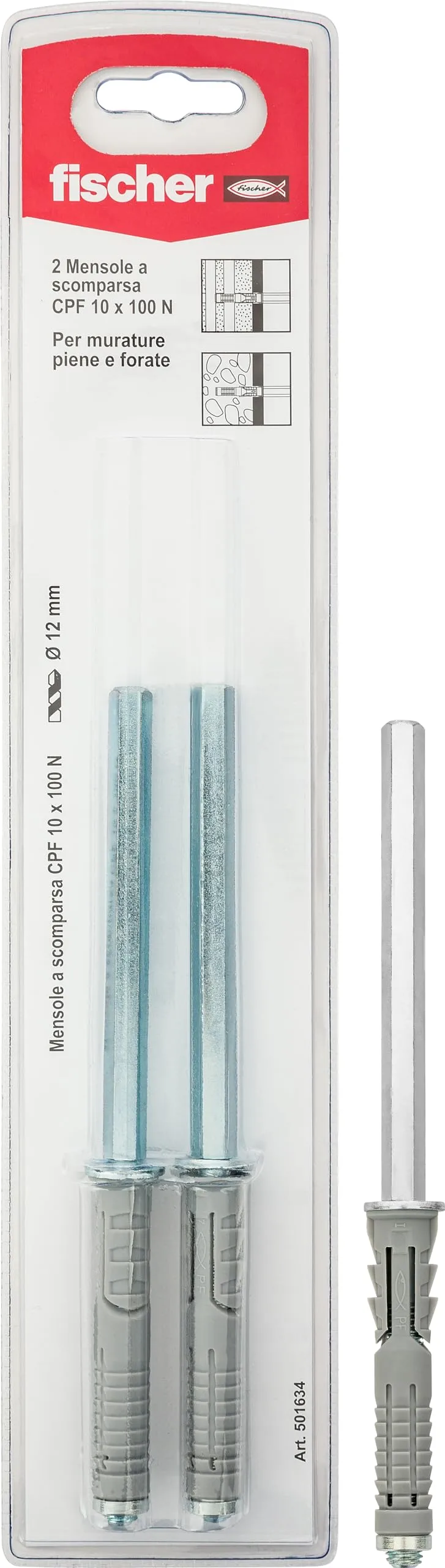 Fischer CPF 10x100 K Reggimensola a Scomparsa 2 Pz