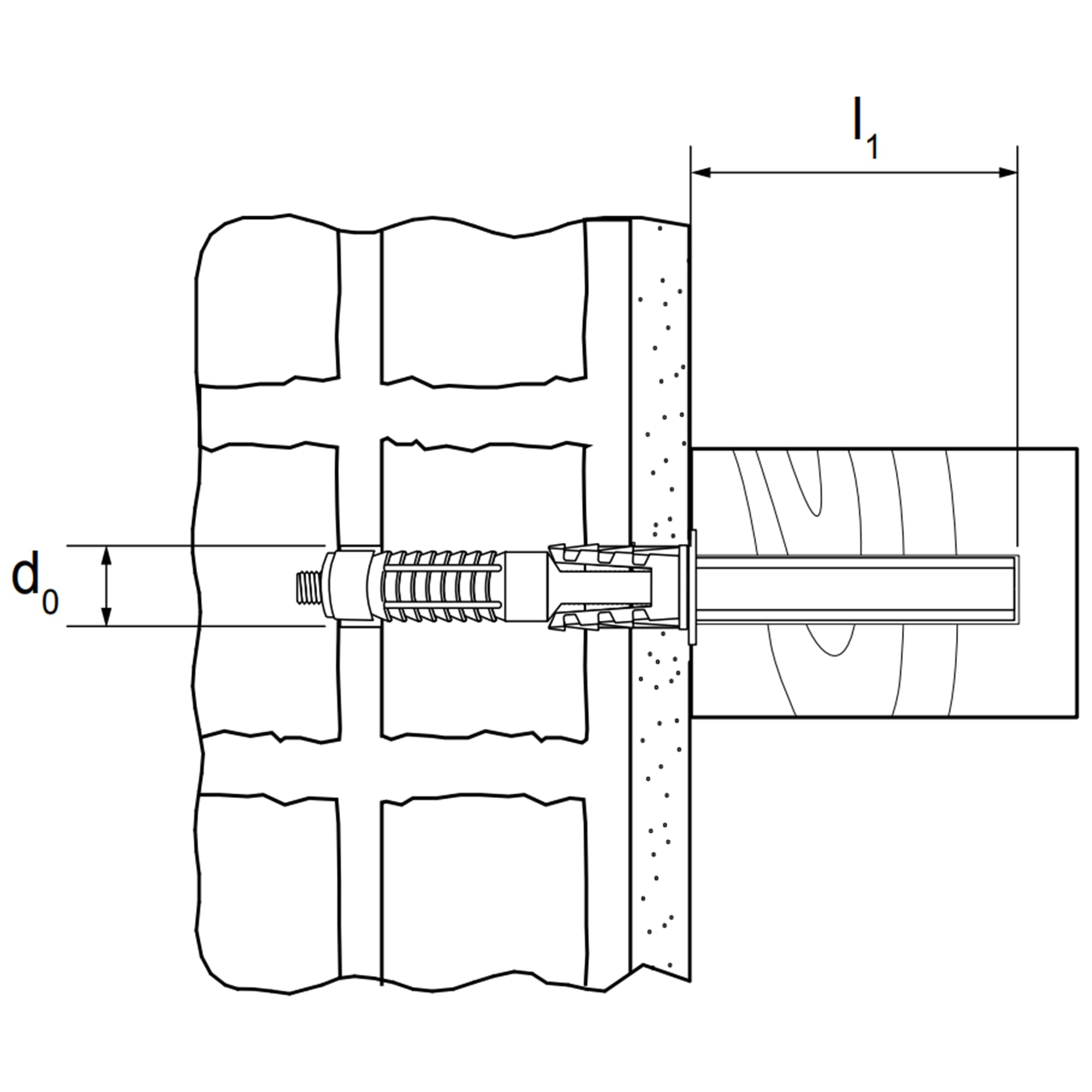fischer CPF 10x150 K reggimensola scomparsa 2 pz legno
