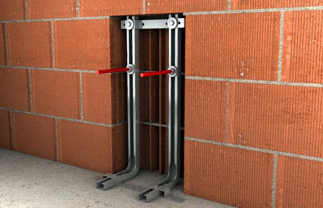 Fischer LC Plus 501026 staffa sanitari sospesi sagomata