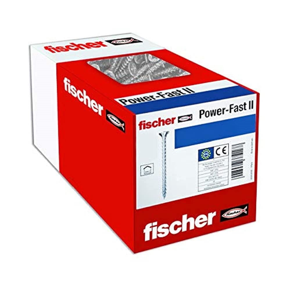 Fischer PowerFast II PZF 5,0x16 Viti Legno 200 Pezzi