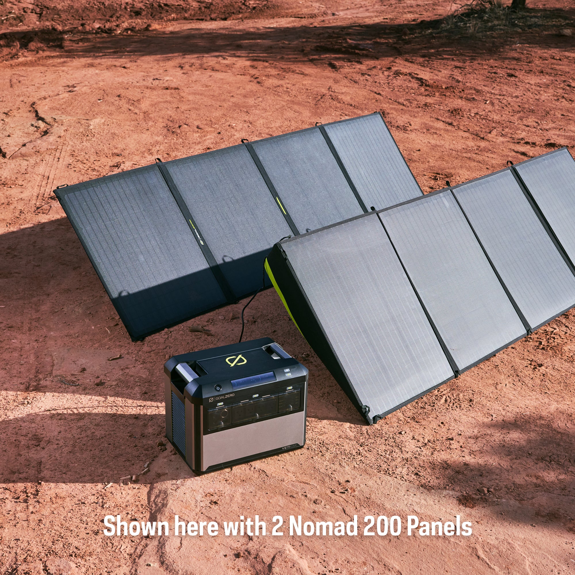 Goal Zero Yeti 1500 Nomad 200 generatore solare 200W 2000W