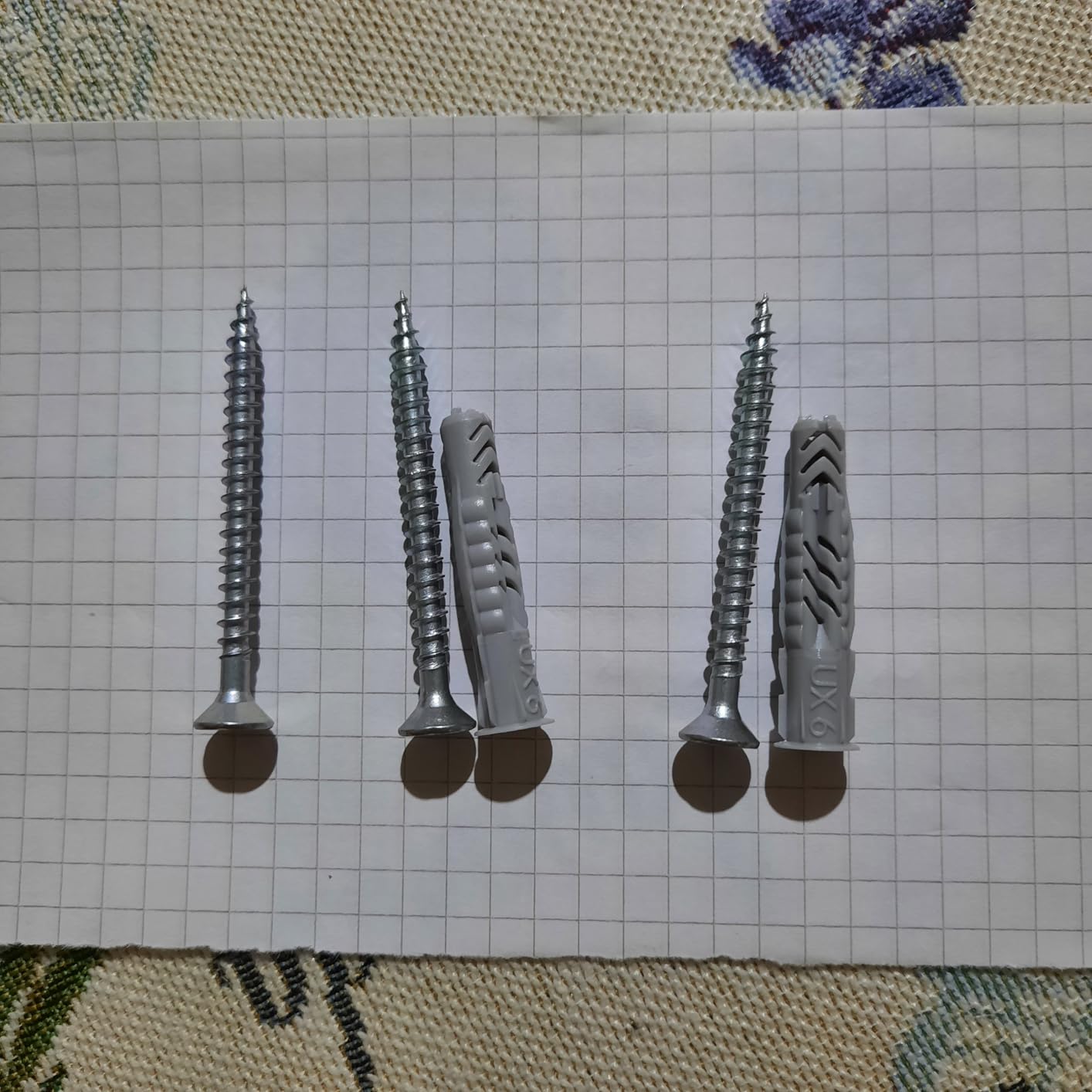 Fischer UX 6x35 S K tasselli con vite per muro