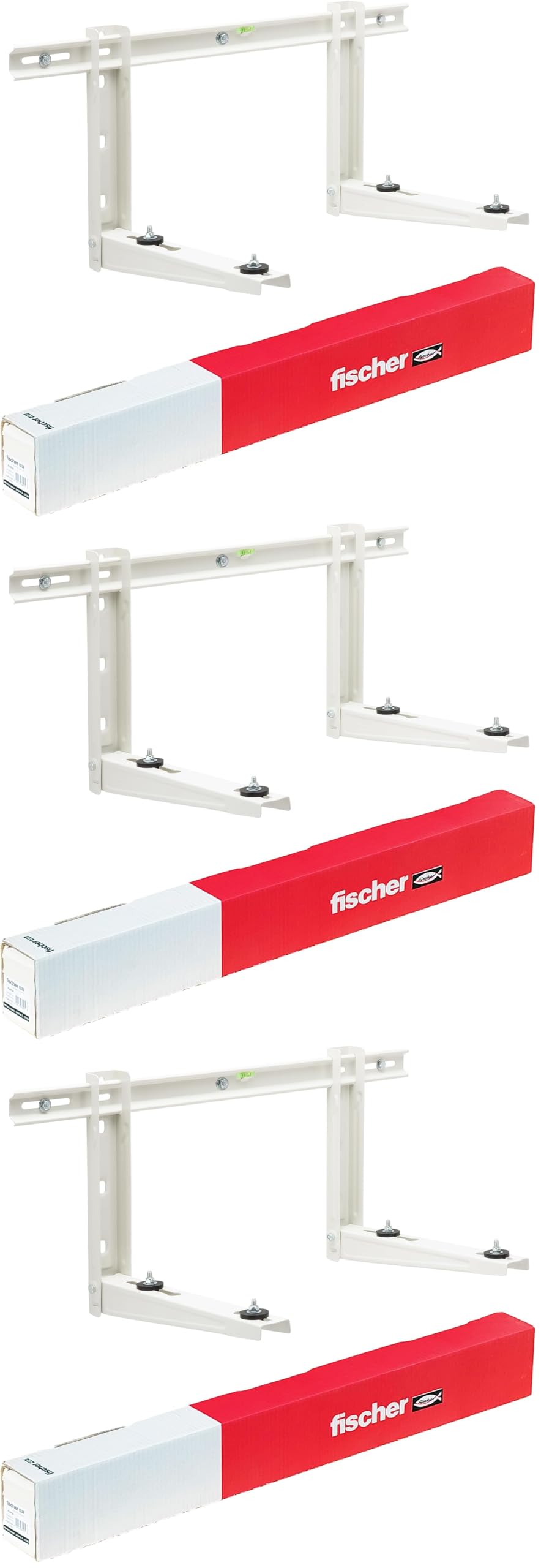 Fischer KLIMA KLIK 420 staffe climatizzatore 42 cm antivibranti