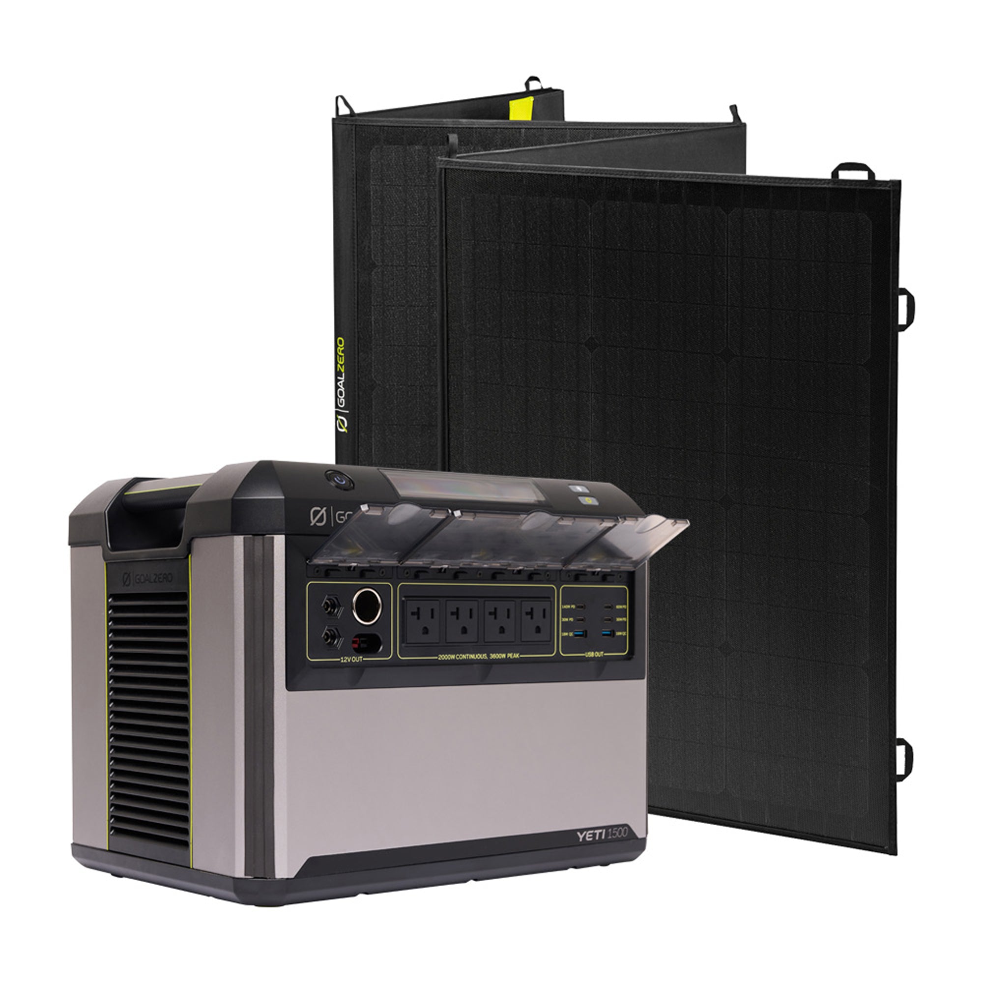 Goal Zero Yeti 1500 Nomad 200 generatore solare 200W 2000W