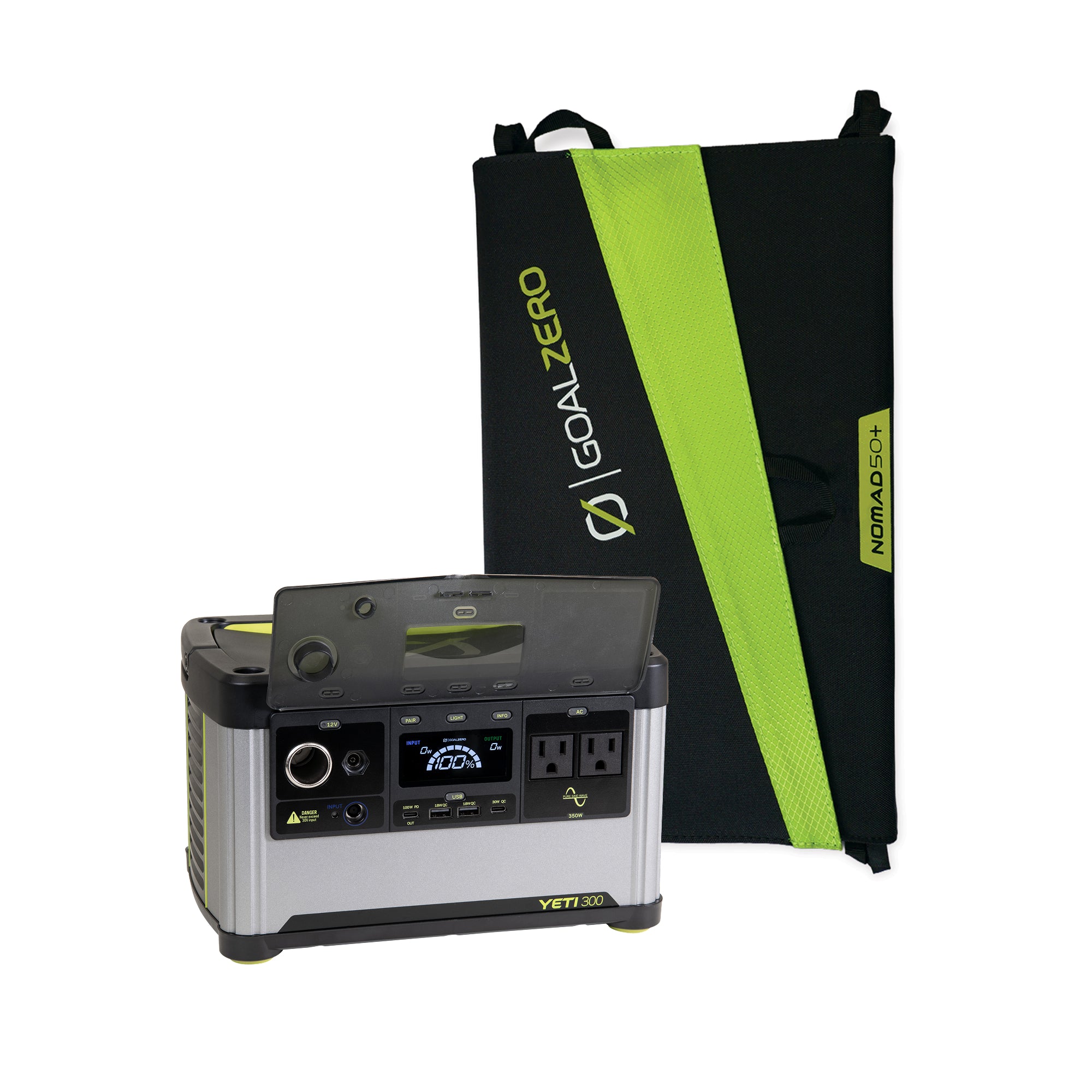 GoalZero Yeti 300 + Nomad 50 Kit Solare 297Wh da Balcone