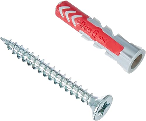 Fischer DuoPower 10x50 T tasselli con viti 10 pz