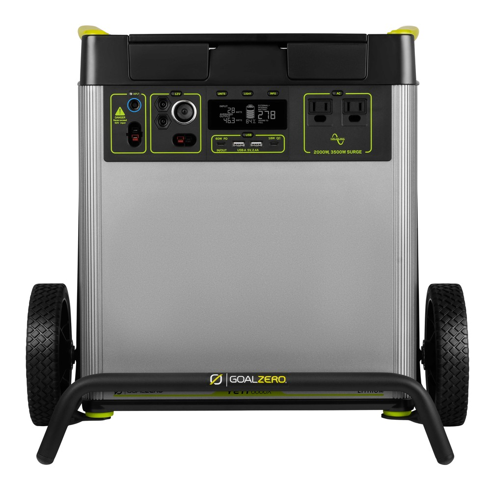 Goal Zero Yeti 6000X generatore solare + 2 Ranger 300 da 6071Wh