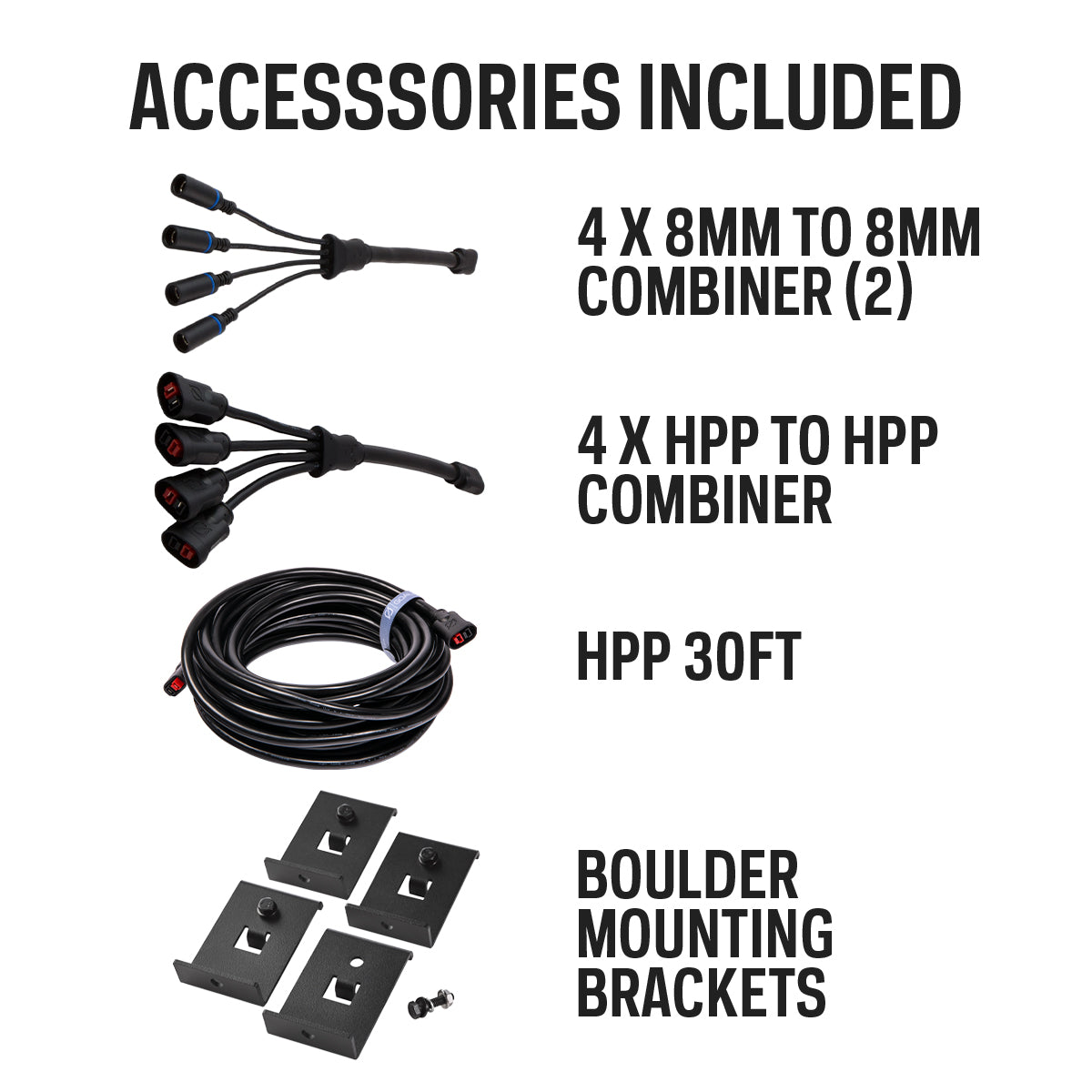 Goal Zero Boulder 100 kit 6 pannelli solari 600W staffe