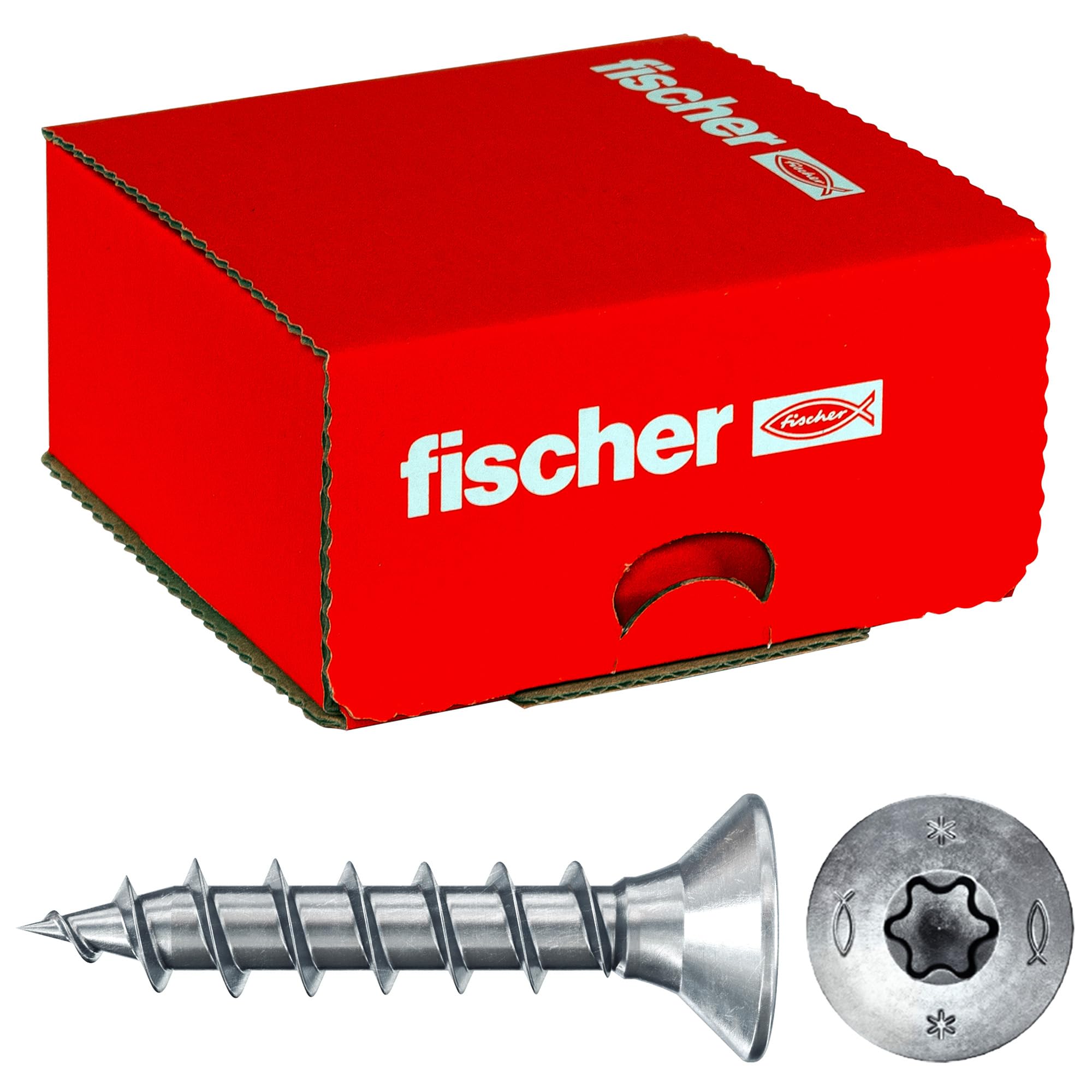 Fischer PowerFast II 5,0x50 viti legno 200 pezzi torx