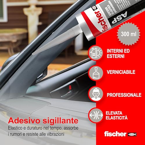 Fischer ASP Sigillante Poliuretanico 300 ml Bianco UV