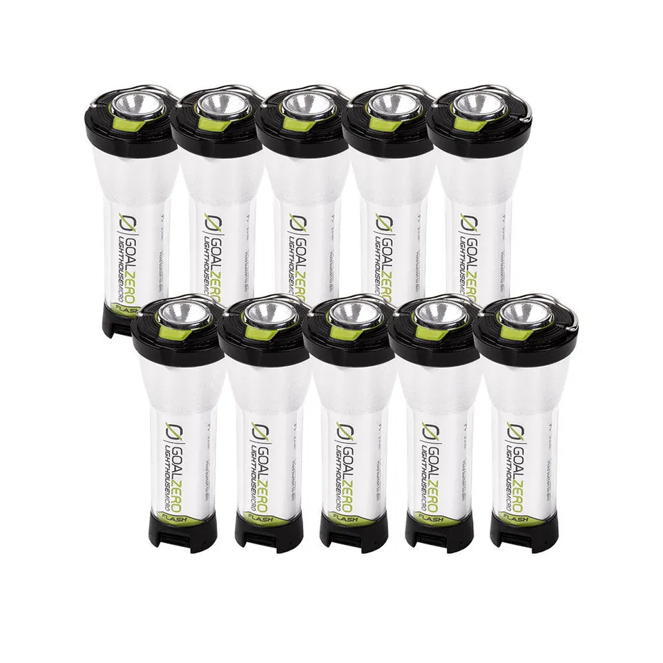 Goal Zero Lighthouse Micro Flash lanterna LED USB 10 pezzi 9,62Wh
