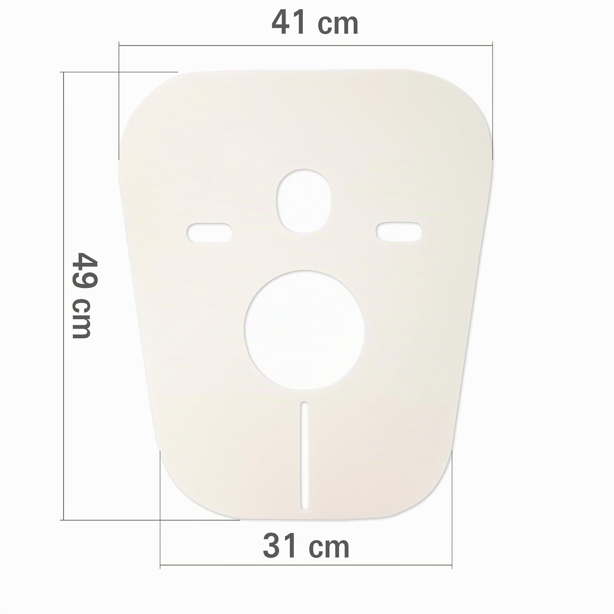 Fischer 4824 Membrana Antirumore WC Bidet Sospesi 5 mm