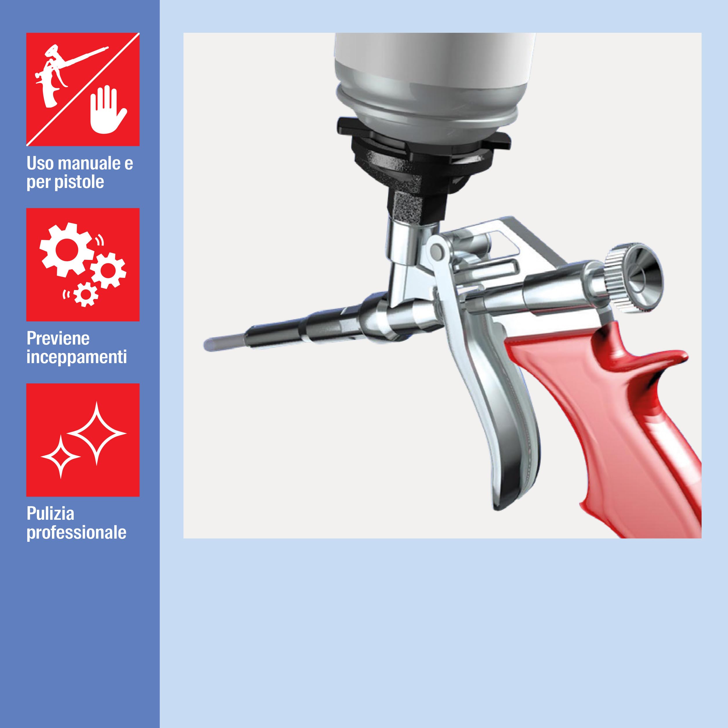 Fischer PUR 500 pulitore schiuma pistola 500 ml
