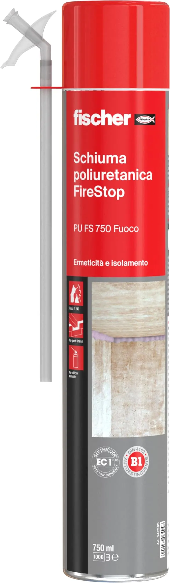 Fischer PU FS 542395 schiuma poliuretanica antifuoco EI240